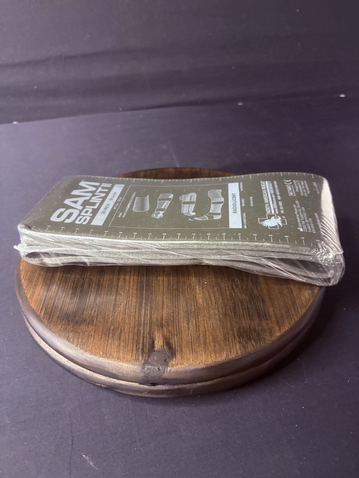 36" SAM Splint II For First Aid Kit, Gray SAM Splints, Army Style for Trauma3