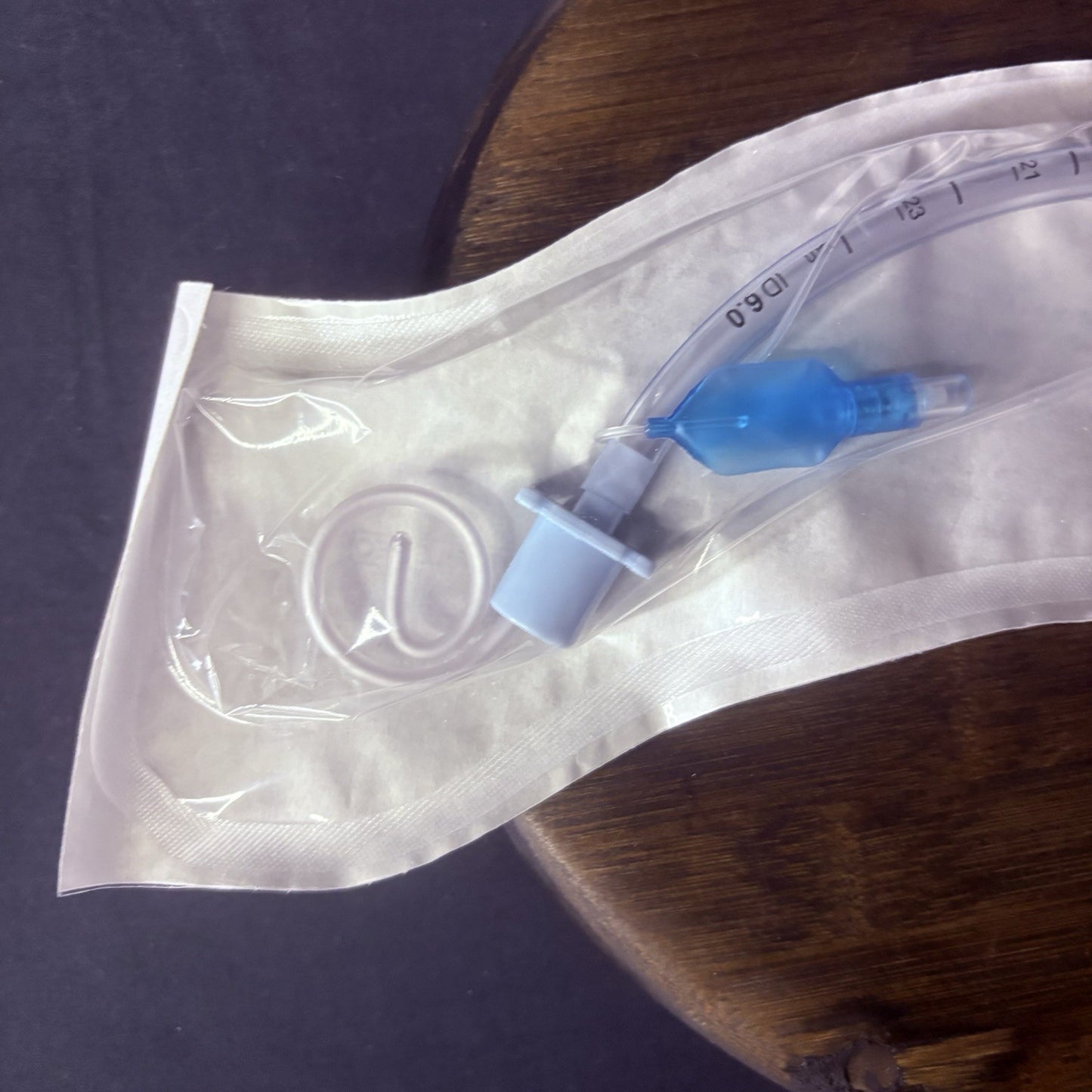 Sterile Endotracheal Tube 6.0 mm w/Cuff Individually Packaged Sealed (Pack Of 2)9