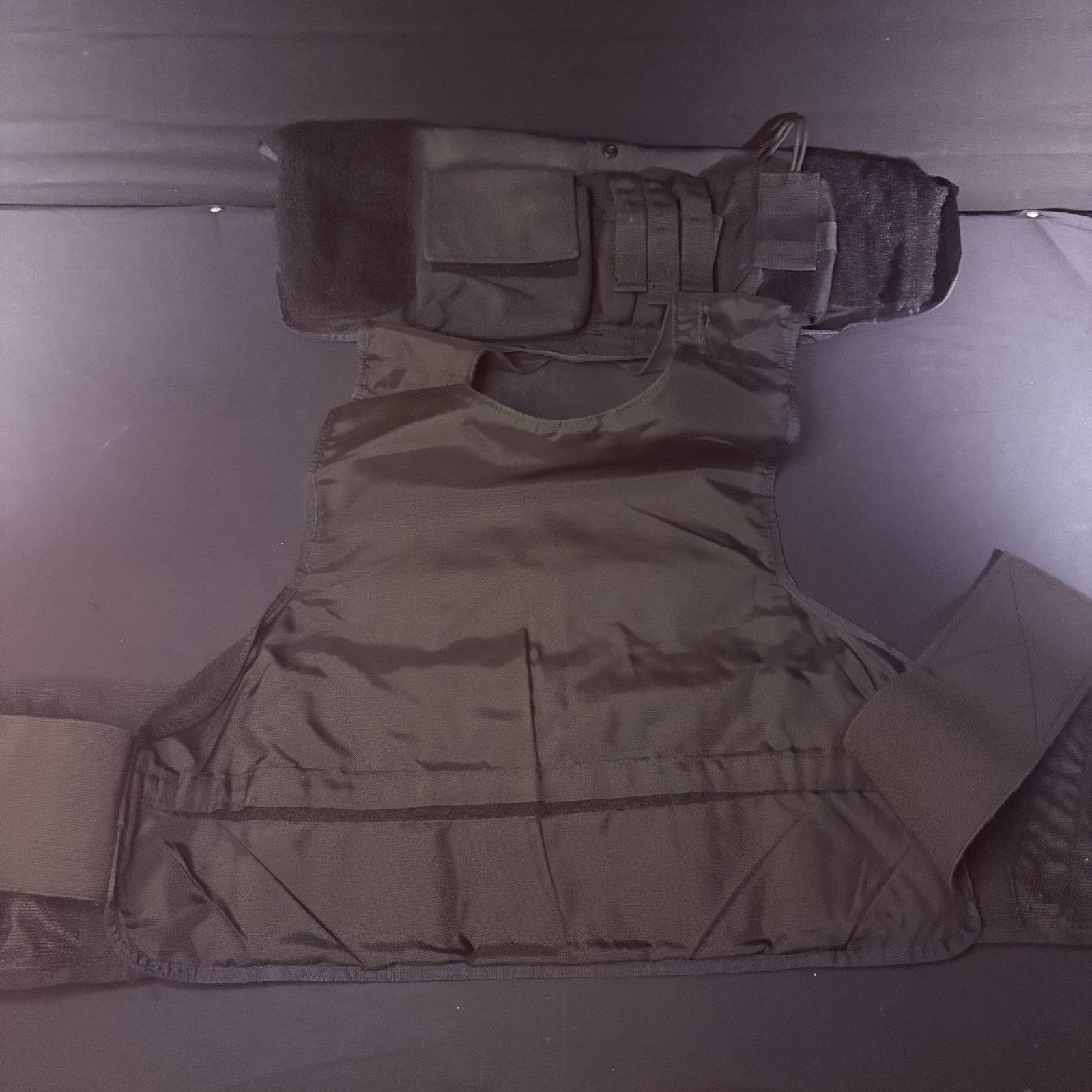 Cordura Tactical Plate Carrier Size XL USA Made w/Radio, Mag, Utility Pouches14