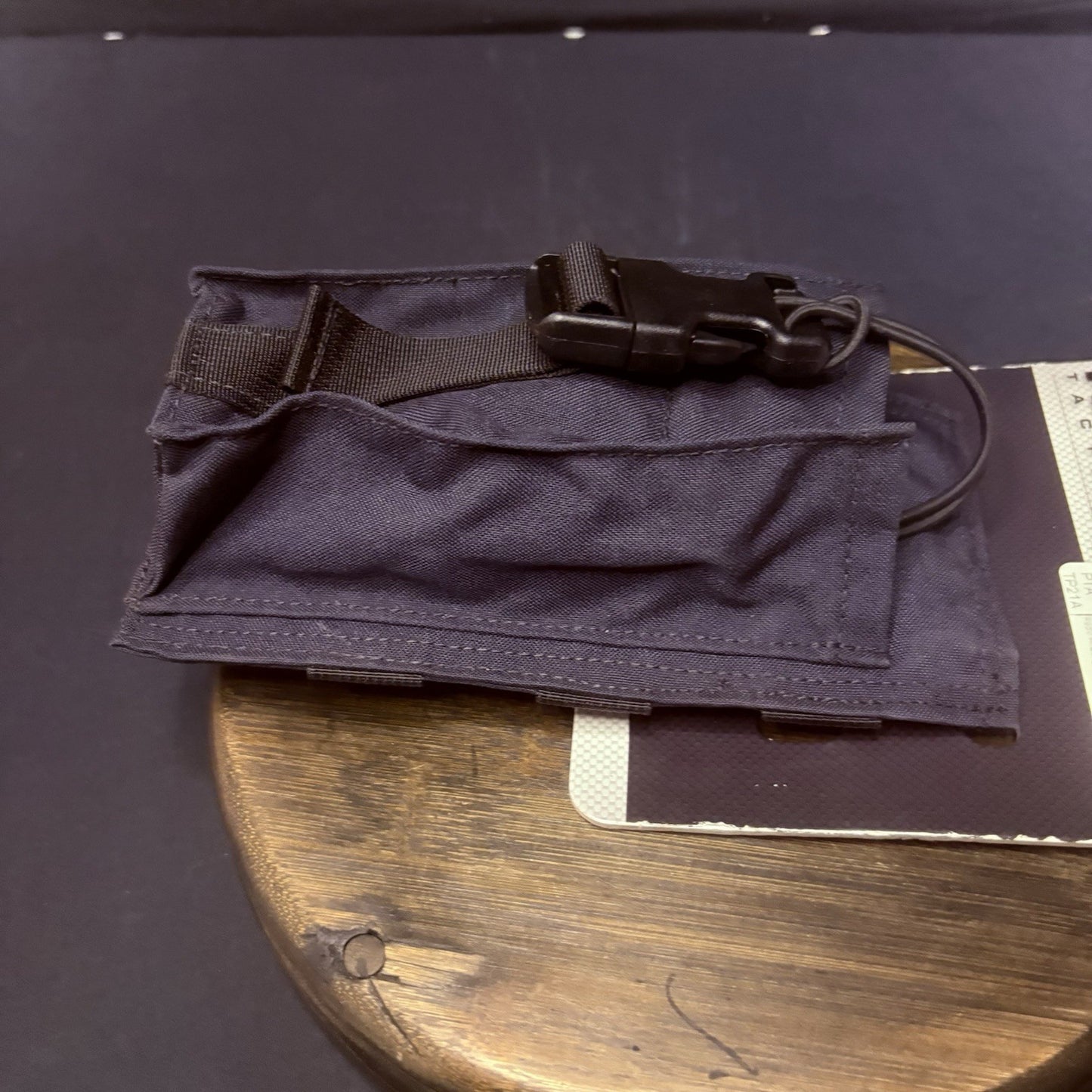 Safariland Protech TP21A NAVY Universal Radio Pouch w/ Bungee Closure Universal5