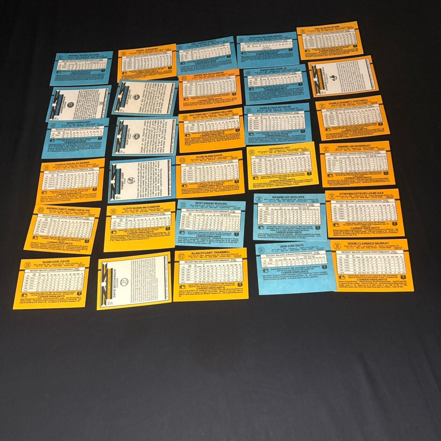 1988 Donruss Baseball Lot Of (30) Cards All High Grade See Photos12