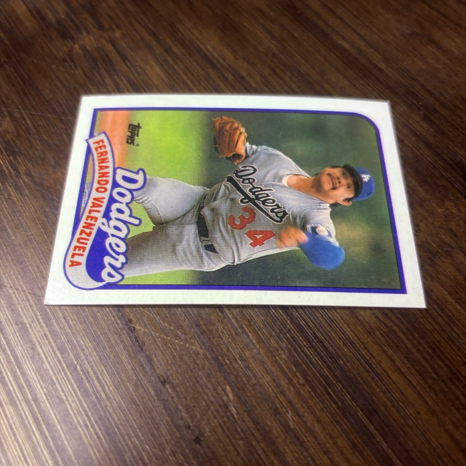1989 Topps  #150 Fernando Valenzuela, LA Dodgers, EX/NM Cond.3