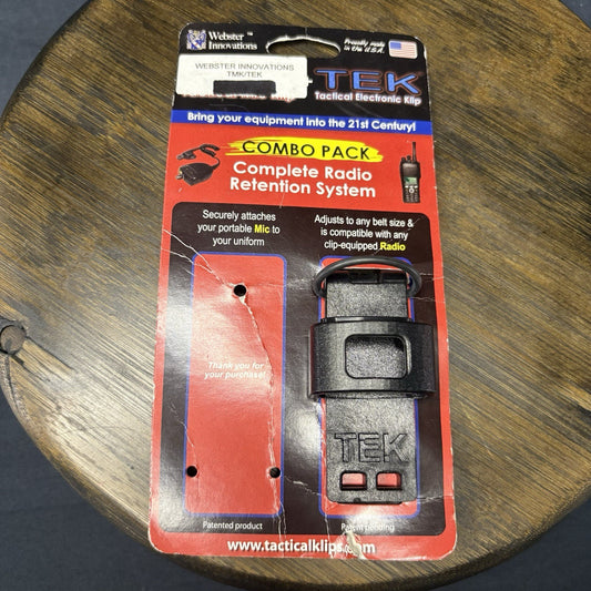 TEK Tactical Radio Klip Police Compatible with Most Radio w/clip0