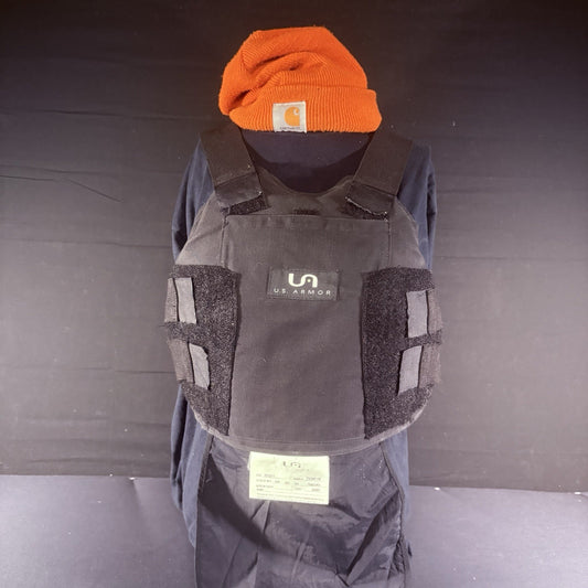 US Armor IIIA (3A) Bullet Proof Vest (Size Female SMALL) With Trauma Plate0