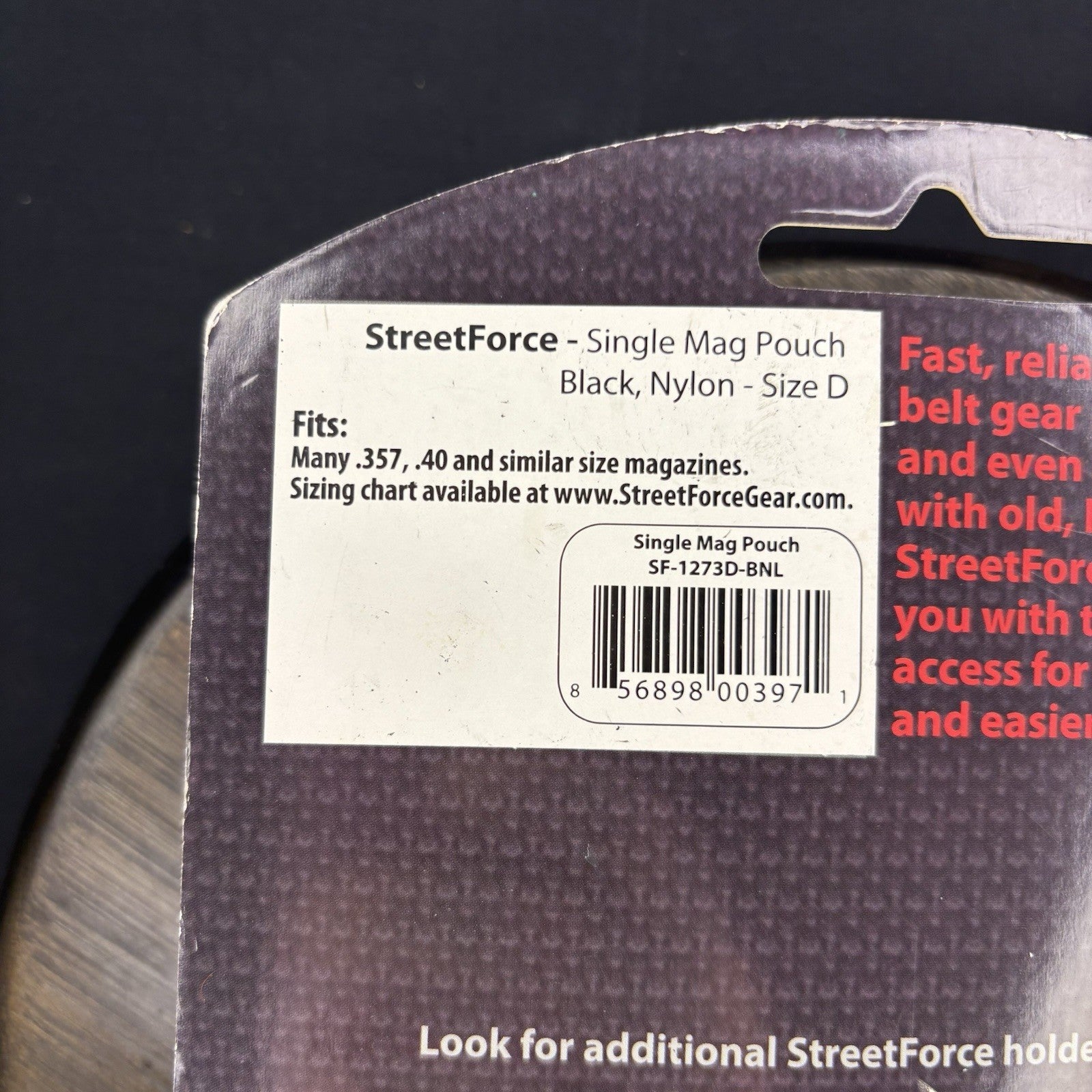 Nylon Magazine Carrier ~Spring Loaded~ Pouch  .40, .357, 9mm Rapid Deployment7