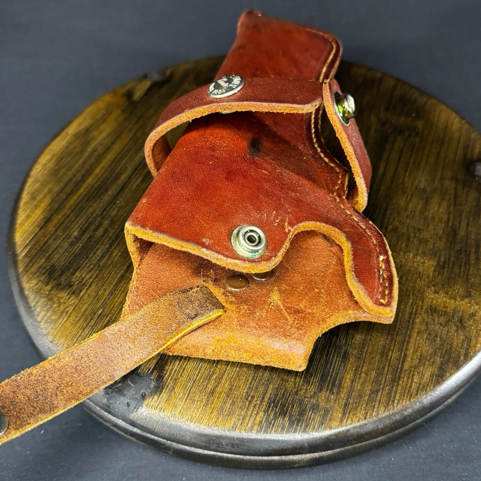 Bucheimer “Perfect Fit” #18 Tan Leather Revolver Holster3