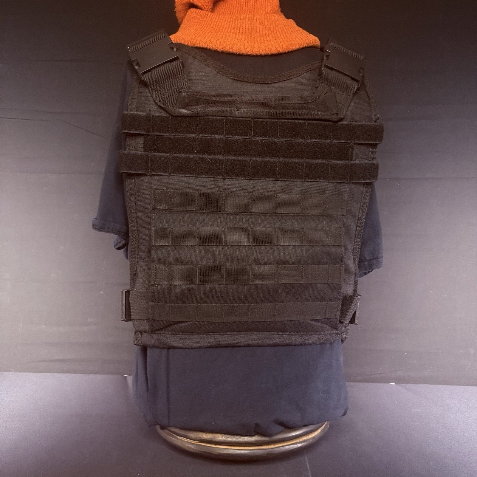 PROTECH Tactical Plate Rack Carrier 10"X12" (Adjustable Size) NOS Black MOLLE1