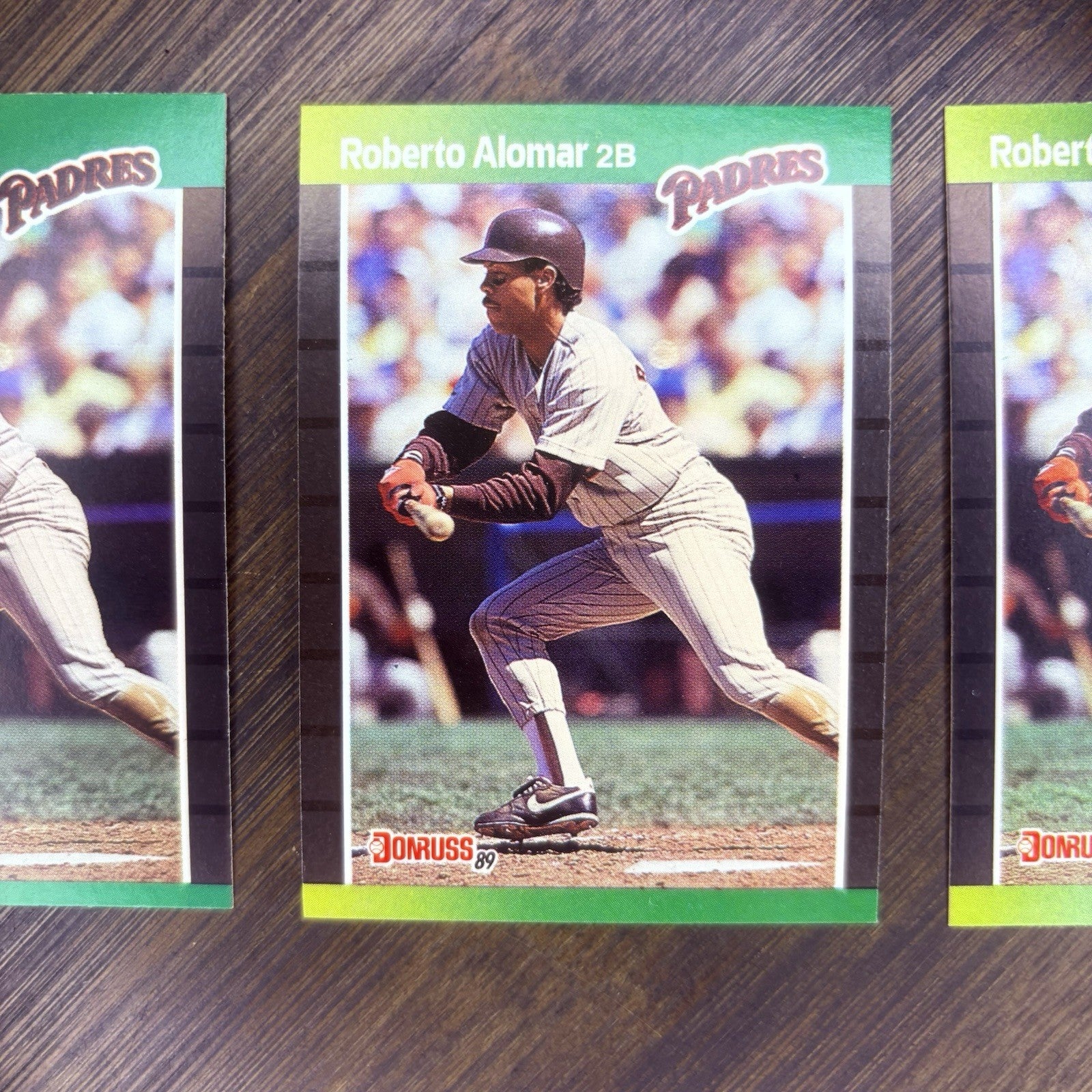 1989 Donruss Baseball Roberto Alomar #246 (Lot Of 3) High Grade Trading Card3