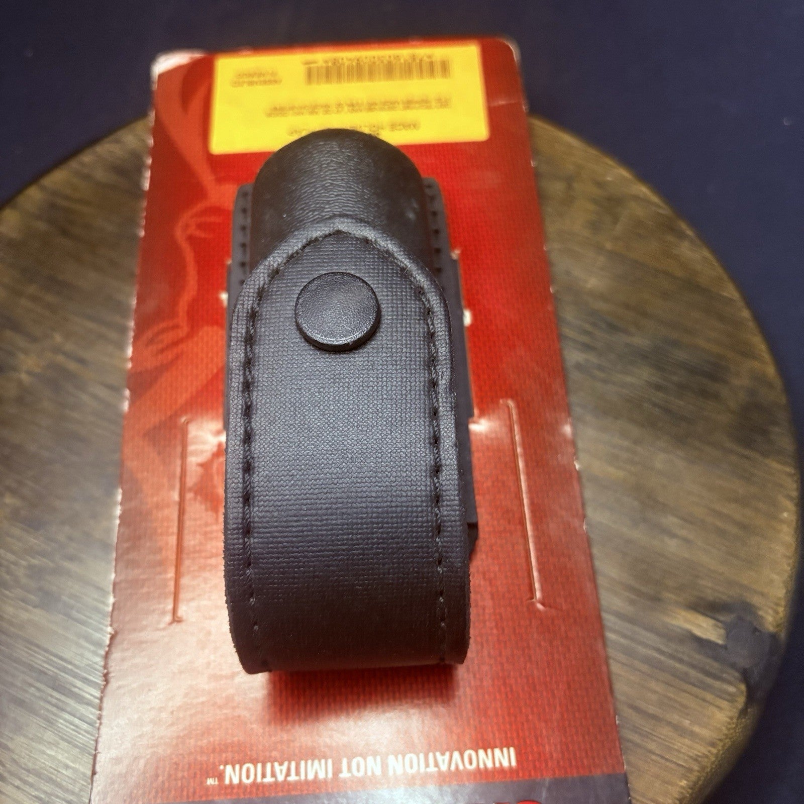 Safariland 38 OC/Mace Spray Holder STX Tactical Black Snap, For MK-3, 2oz.Spray4