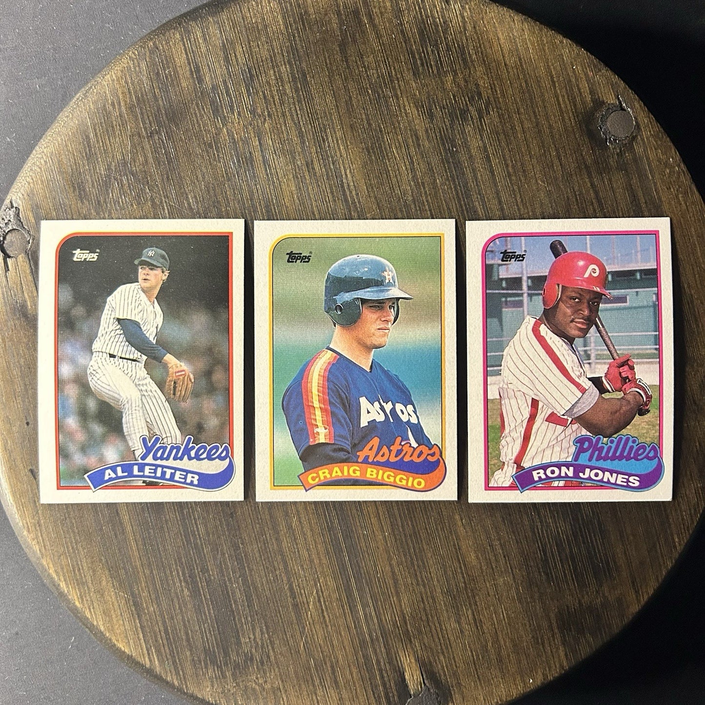 1989 Topps #659, #49, #349 MLB High Grade Trading Cards (Lot Of 3)0