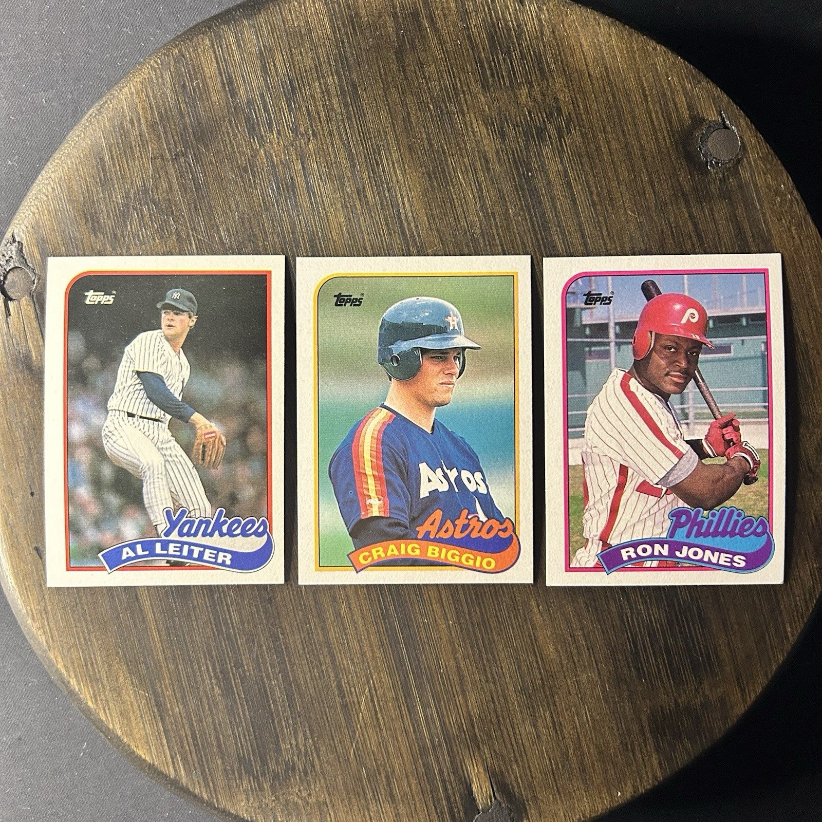 1989 Topps #659, #49, #349 MLB High Grade Trading Cards (Lot Of 3)0