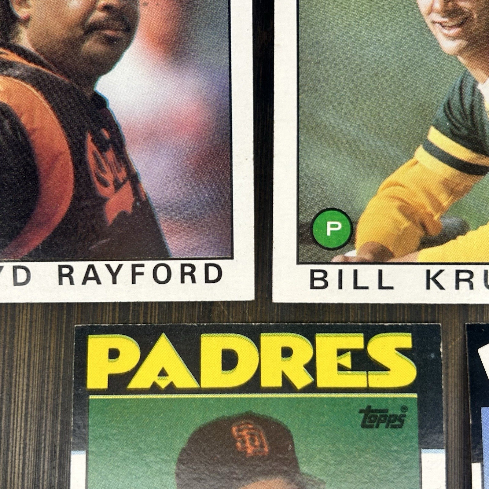 1986 Topps High Grade Cards #623, #58, #117, #429, #657 MLB Baseball (Lot Of 5)7