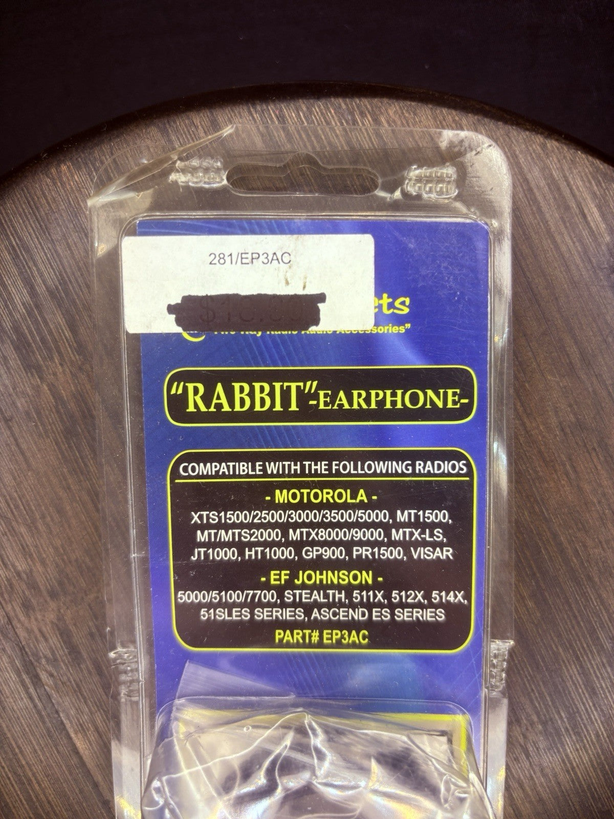 RABBIT 3.5mm Threaded Listen Only Police Earpiece for Motorola XTS Series Radios3