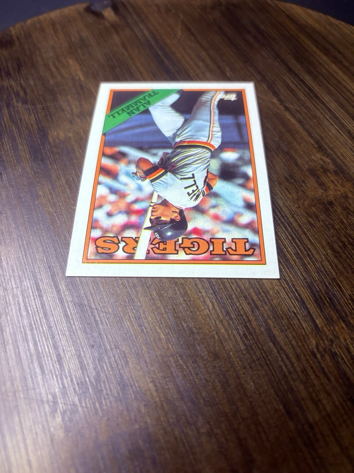 1988 Topps Alan Trammell Baseball Card #320 Tigers HOF High Grade See Photos4