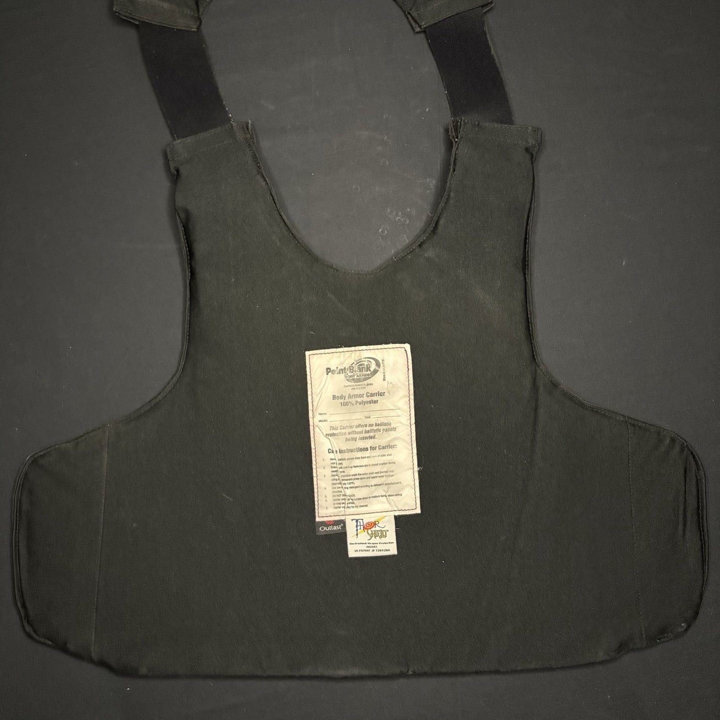 PB Level 2 II Bullet Proof Vest Size Large w/Trauma Plate Concealable Body Armor8