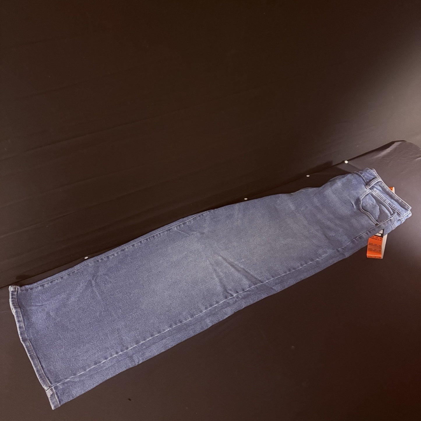 Well Worn Wide Leg High Rise Blue Jeans, SIZE 16/36 31.5" Long NWT2