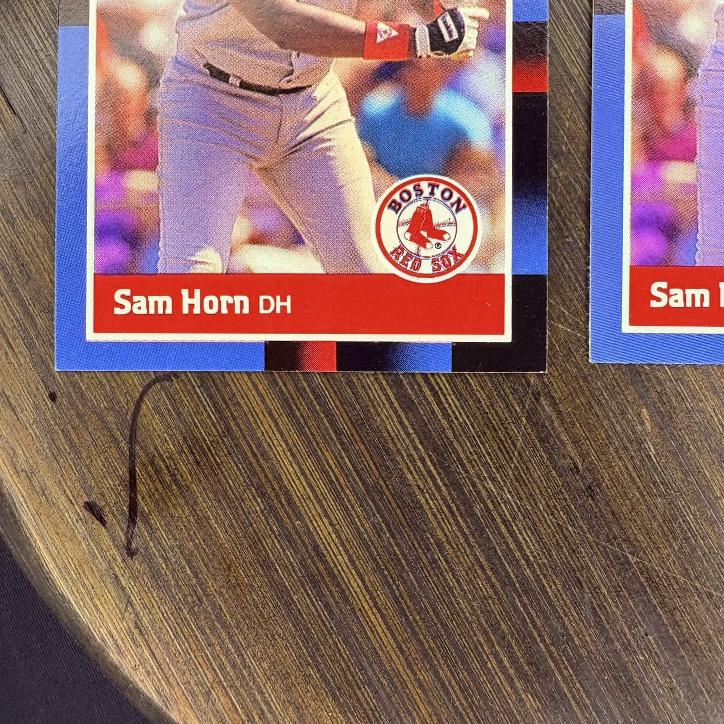 1988 Donruss #498 Sam Horn Rookie RC Lot 3 Boston Red Sox5