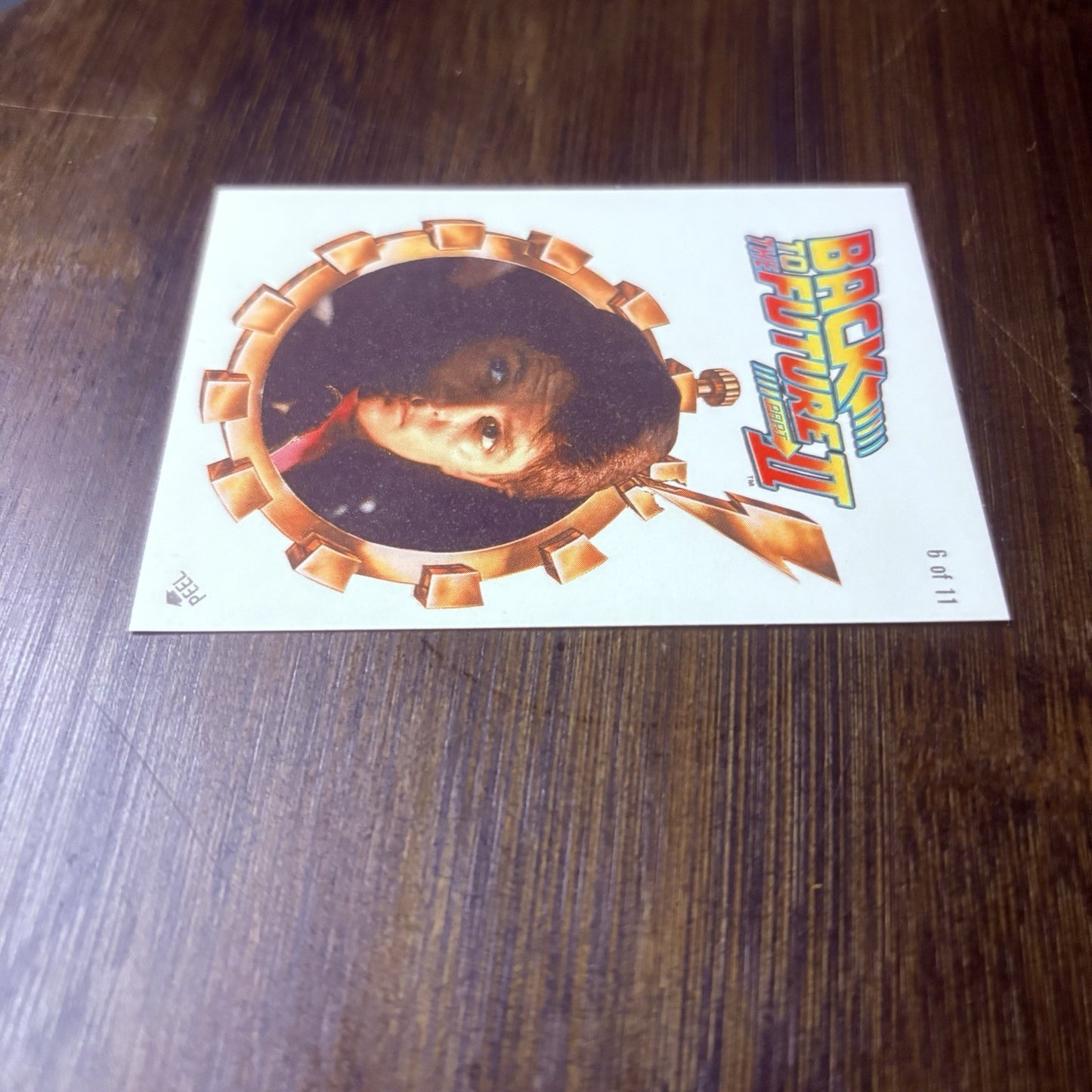 1989 Topps Back to the Future II Sticker Card #6 of 11, High Grade See Photos7