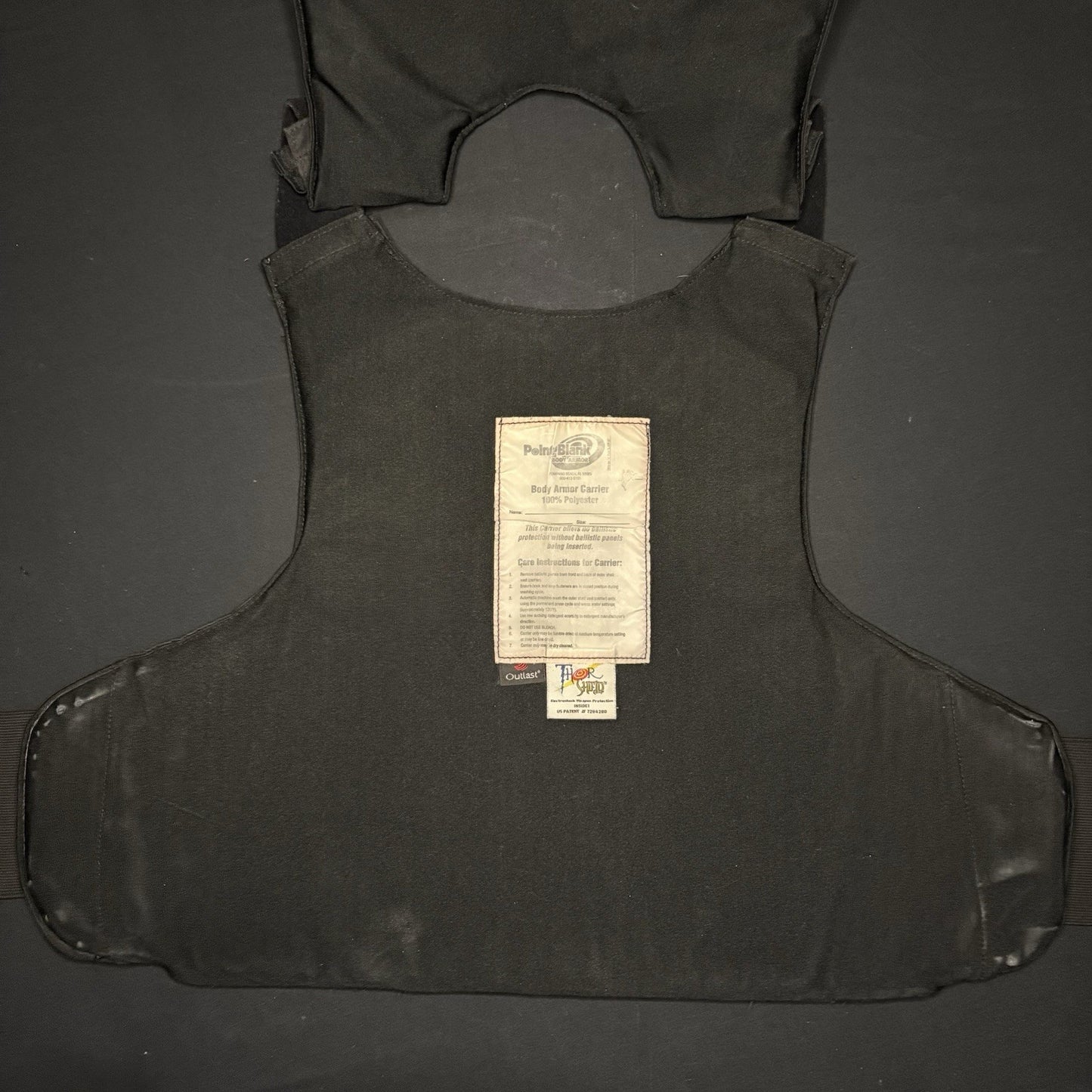 PB Level 2 II Bullet Proof Vest Size Large w/Trauma Plate Concealable Body Armor7