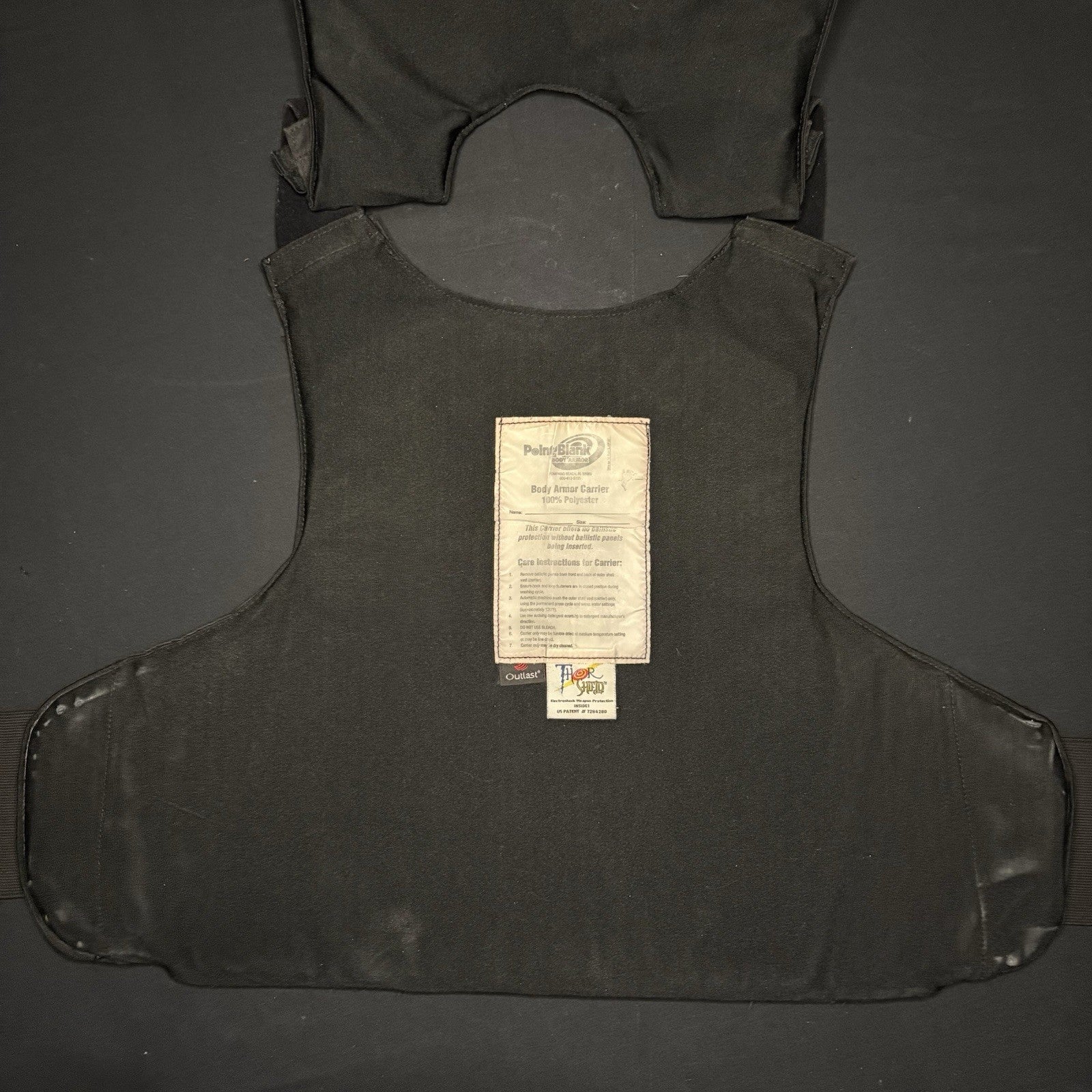 PB Level 2 II Bullet Proof Vest Size Large w/Trauma Plate Concealable Body Armor7