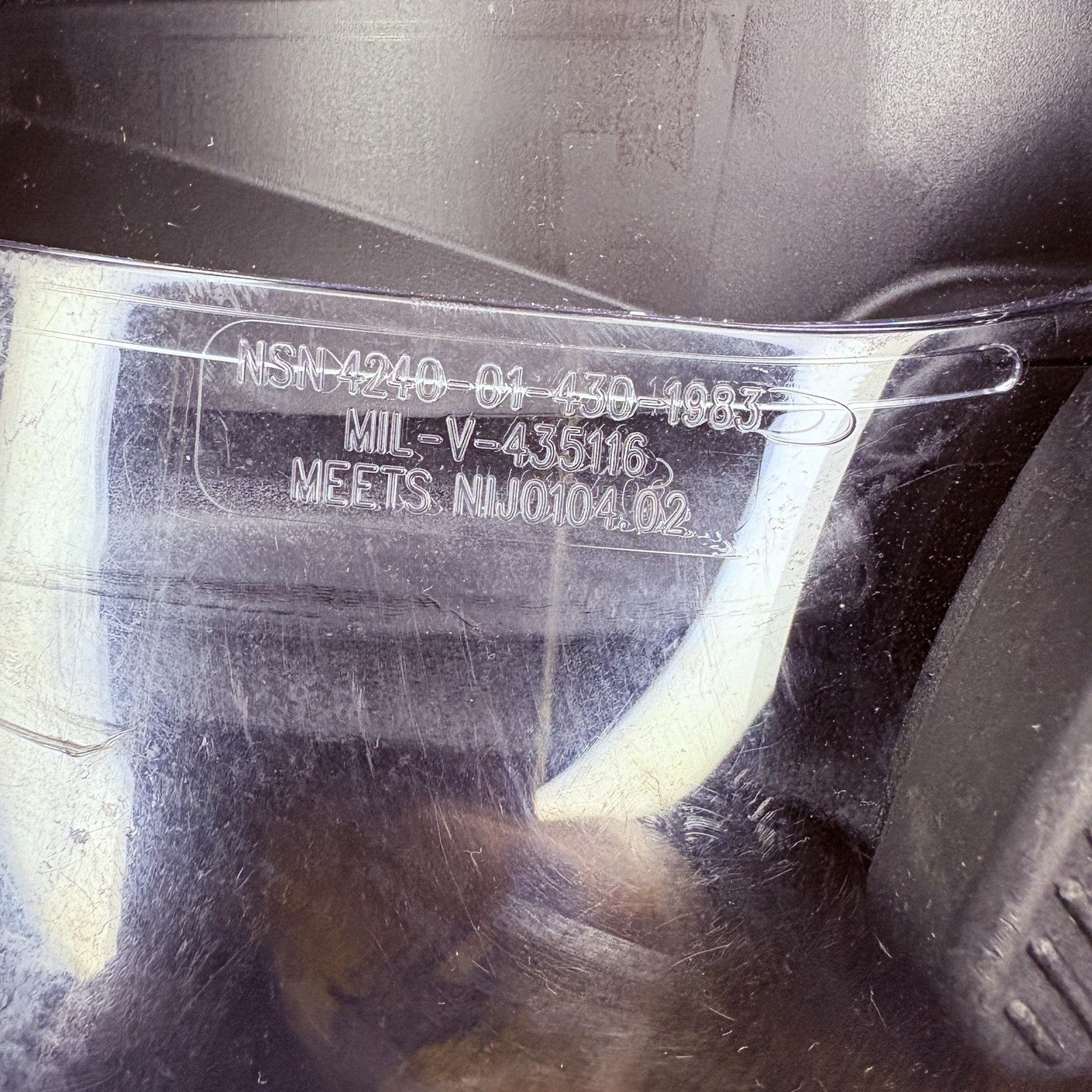 Protech IIIA (3A) Ballistic Helmet Removable Face Shield Size Large Bullet Proof10