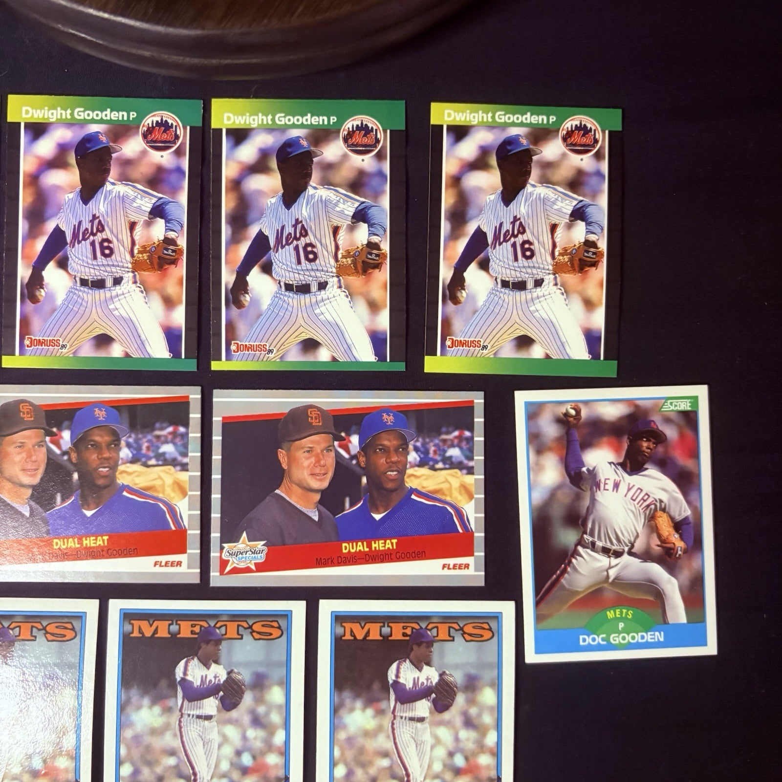(Lot of 20) Dwight/ Doc Gooden Assorted Card 1987 to 1989 Topps Donruss Fleer7