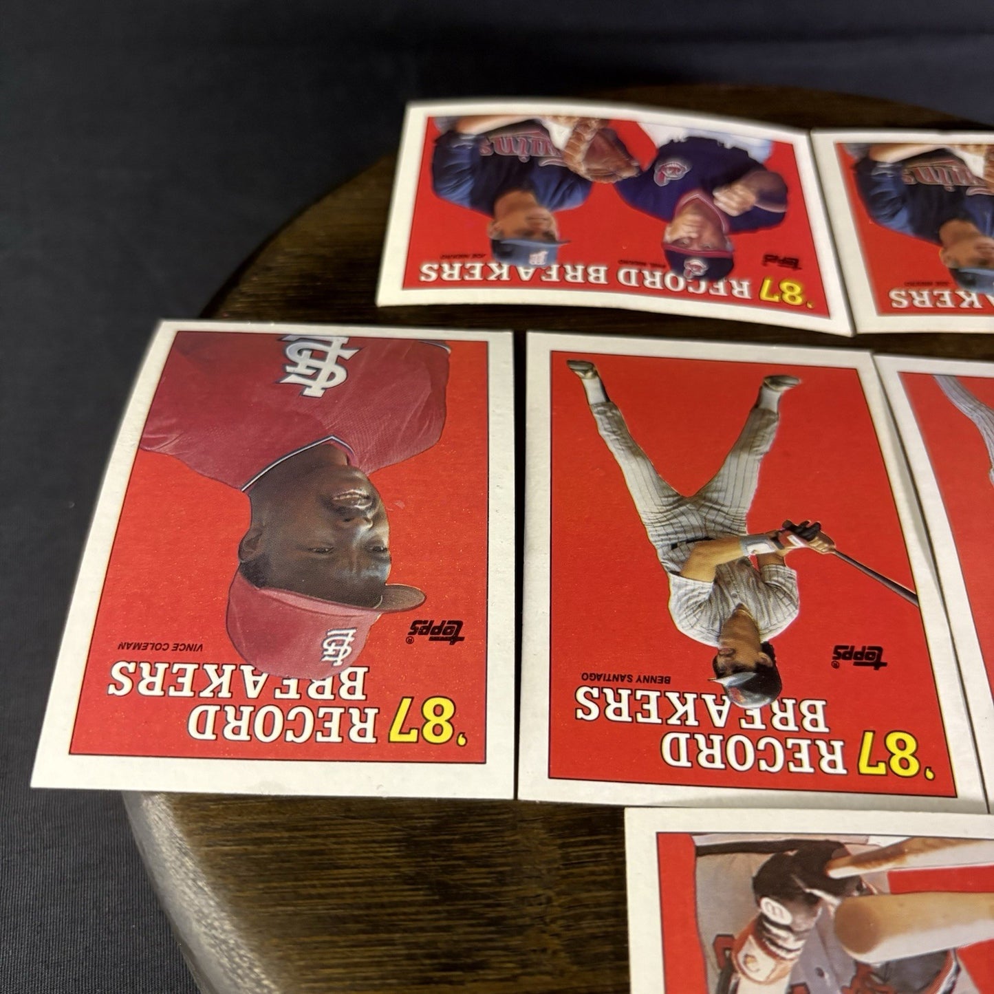 1988 Topps ‘87 Record Breakers Lot (7) Cards All High Grade See Photos10