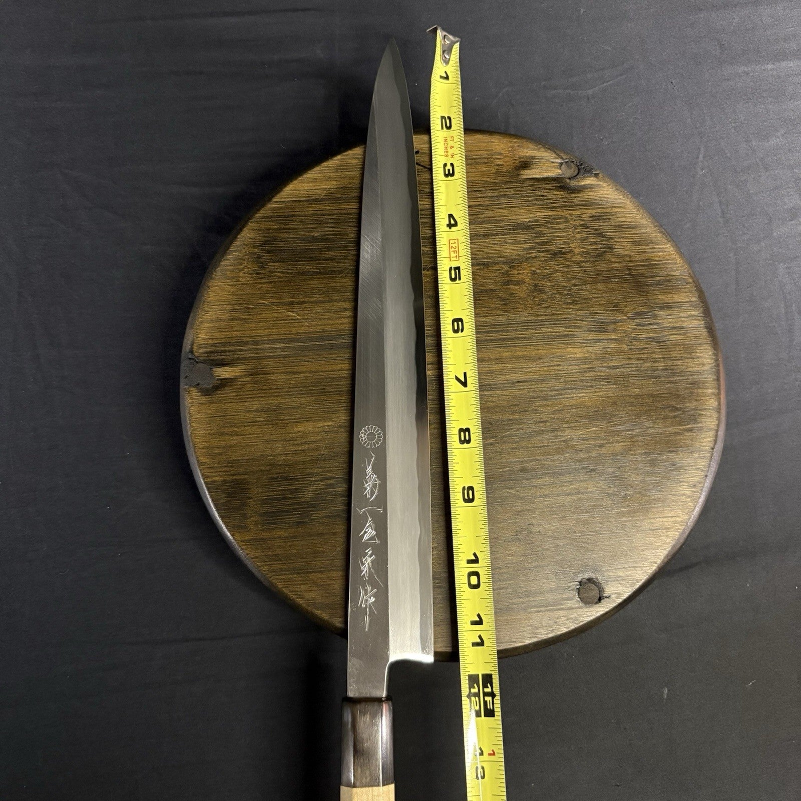 Kikuichi Japanese Chef Knife Kasumi Series Yanagi Sashimi Knife YKA30 12” 30cm14