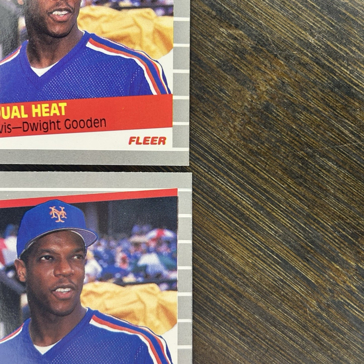 1989 Fleer #635 Dual Heat (Mark Davis / Dwight Gooden) (2) High Grade Cards5