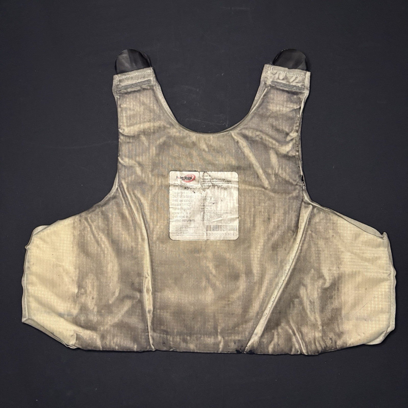 PB Level 2 II Bullet Proof Vest Size Large w/Trauma Plate Concealable Body Armor8