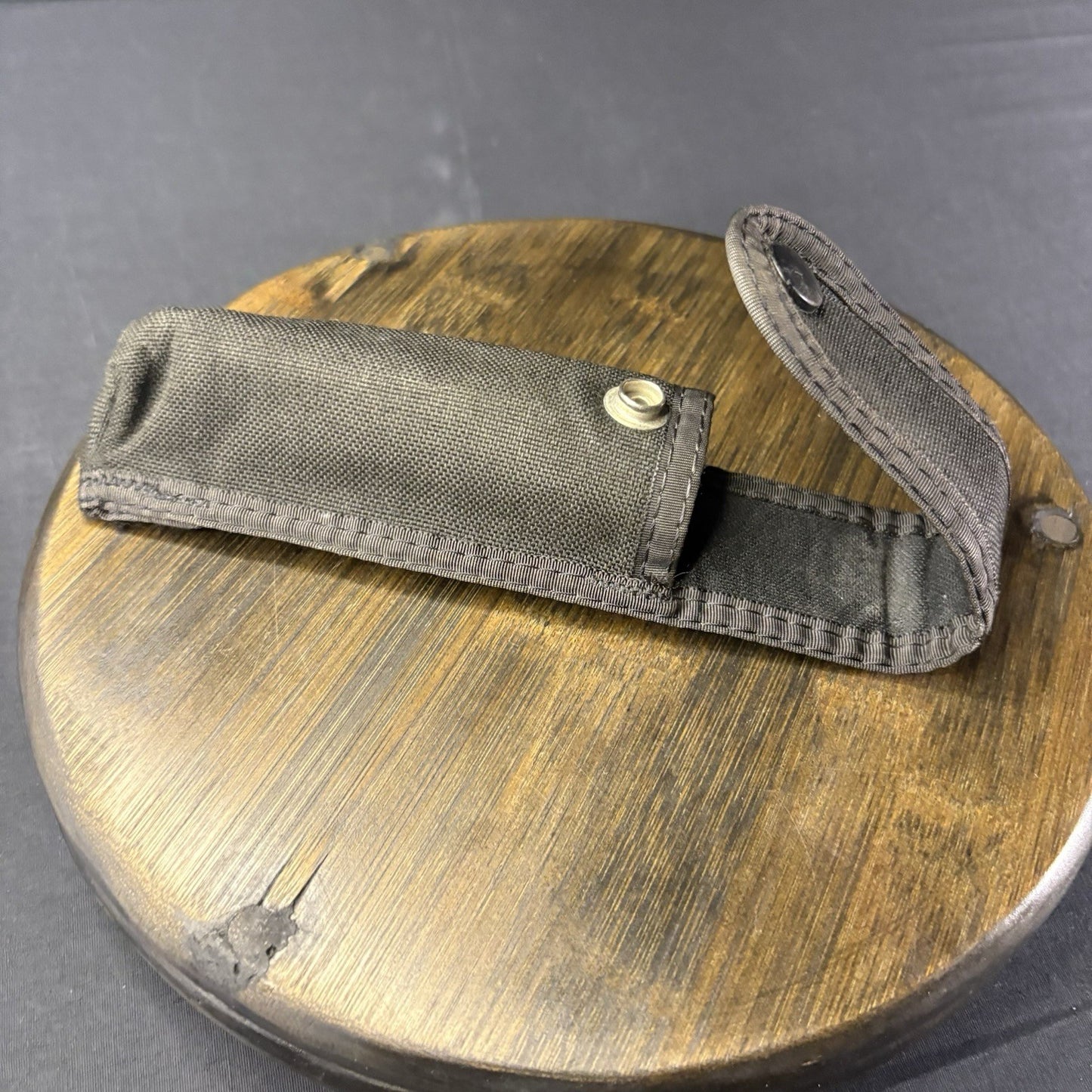 Uncle Mikes Flashlight & Baton Holder Pouch, Duty Belt Gear Black Nylon Case2