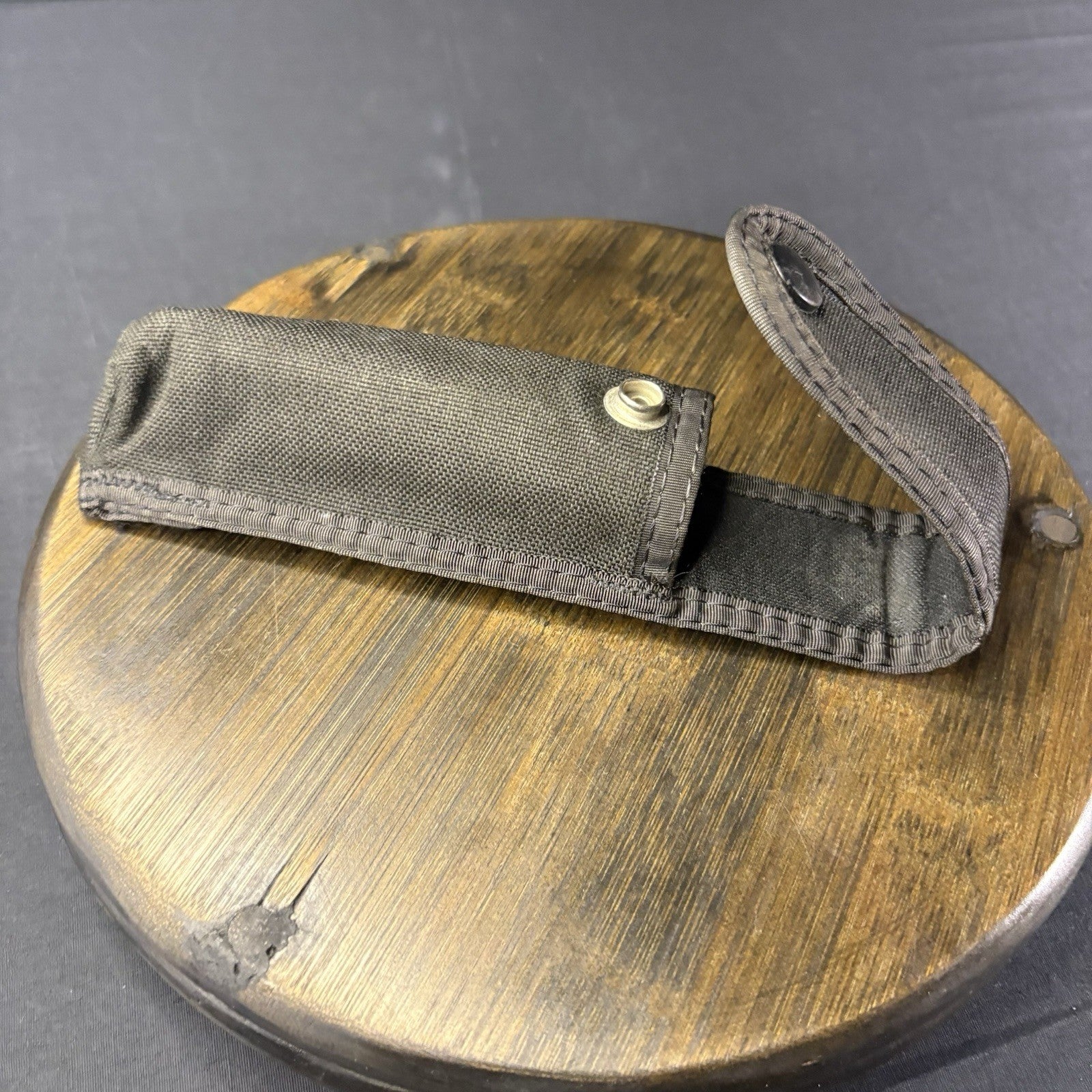 Uncle Mikes Flashlight & Baton Holder Pouch, Duty Belt Gear Black Nylon Case2