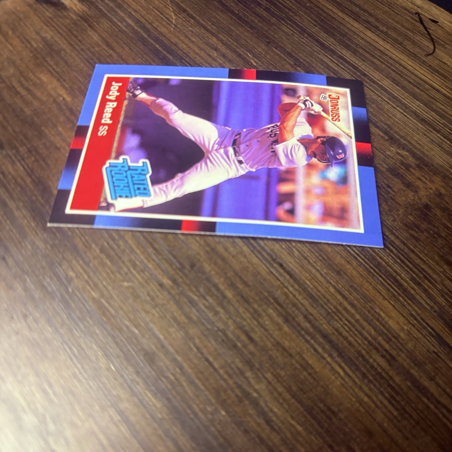 1988 Jody Reed Donruss Rated Rookie #41 Boston Baseball Card High Grade3
