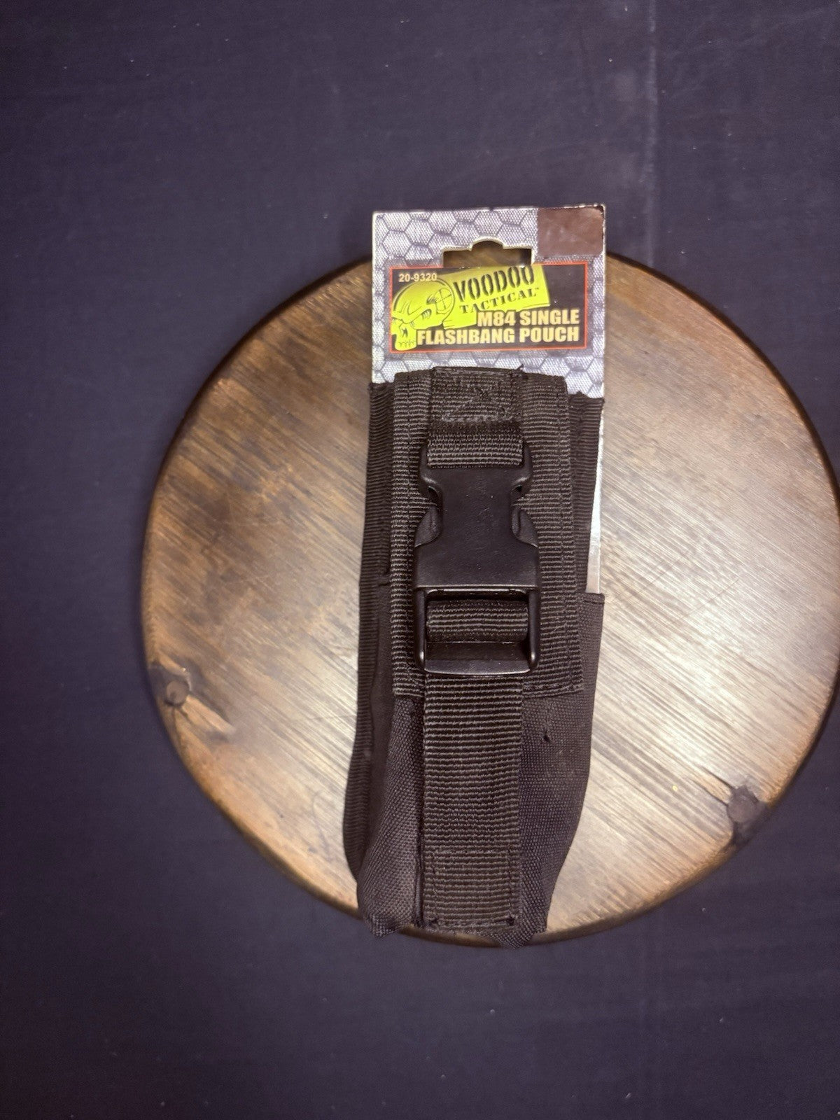 Voodoo Tactical M84 FlashBang Pouch Black Nylon W/Clip1