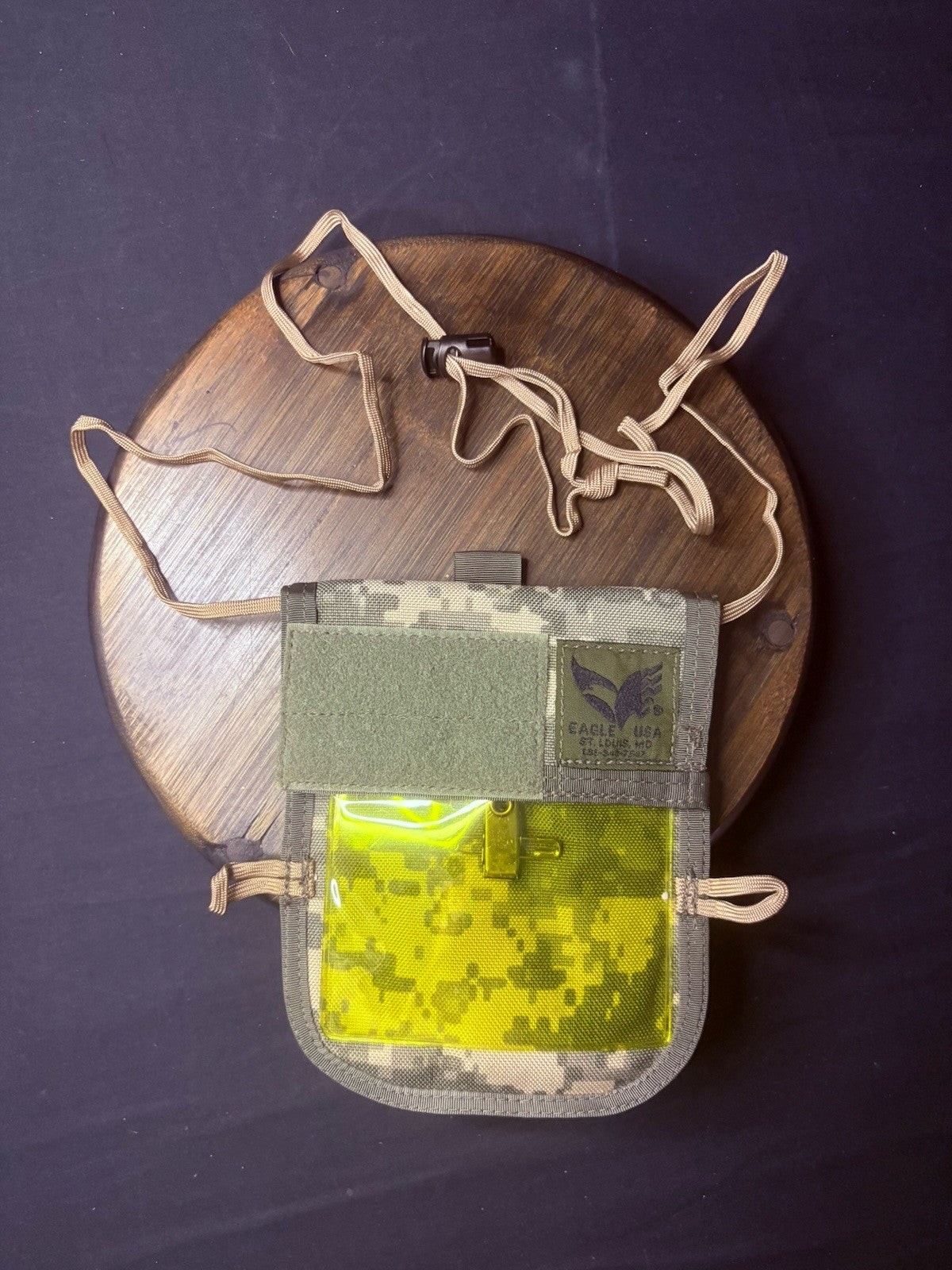 Eagle Industries Neck ID Wallet Passport Pouch Holder W/Pen Holder Digital Camo6