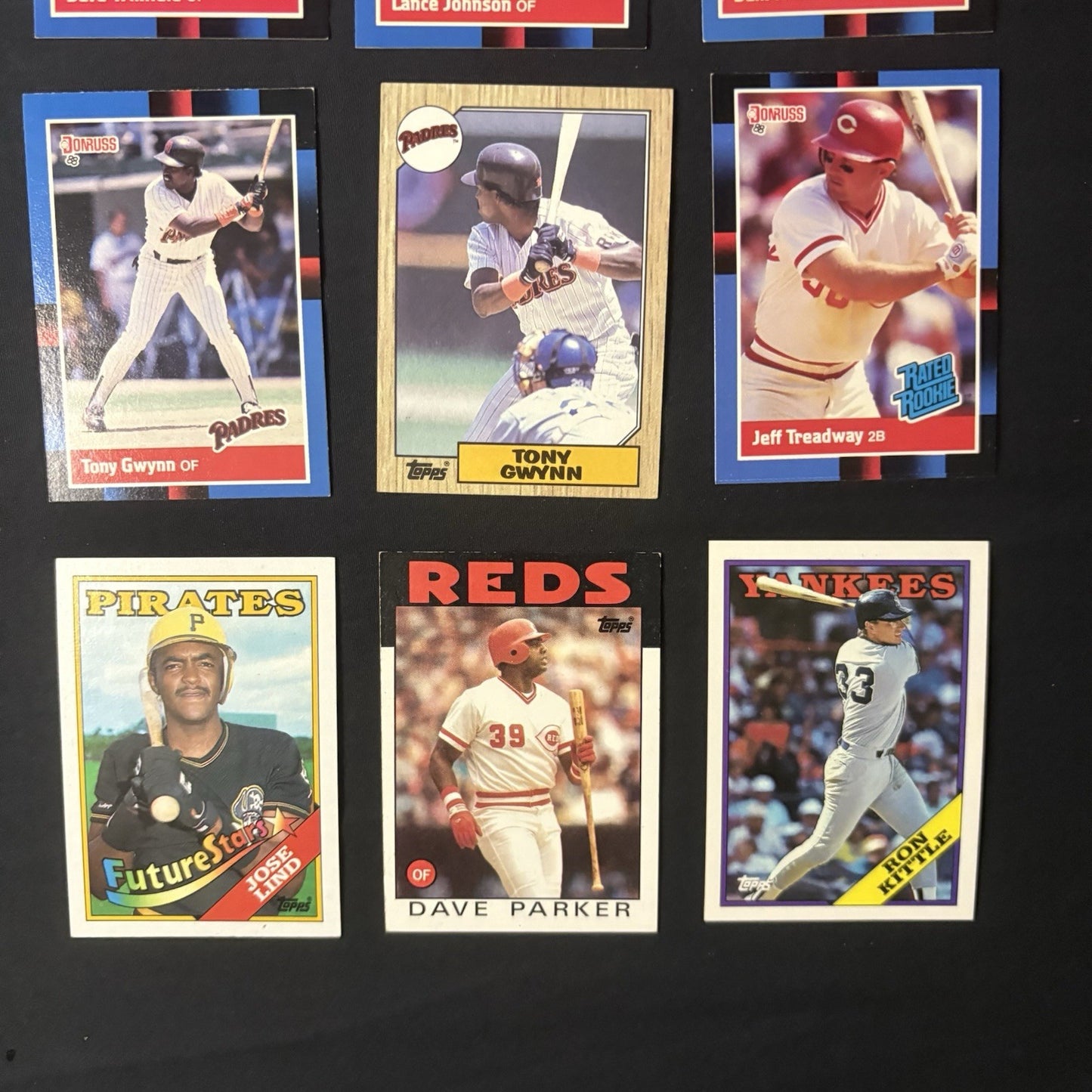 1988 Baseball Card Lot (15) All High Grade Topps, Donruss, Score, Fleer3