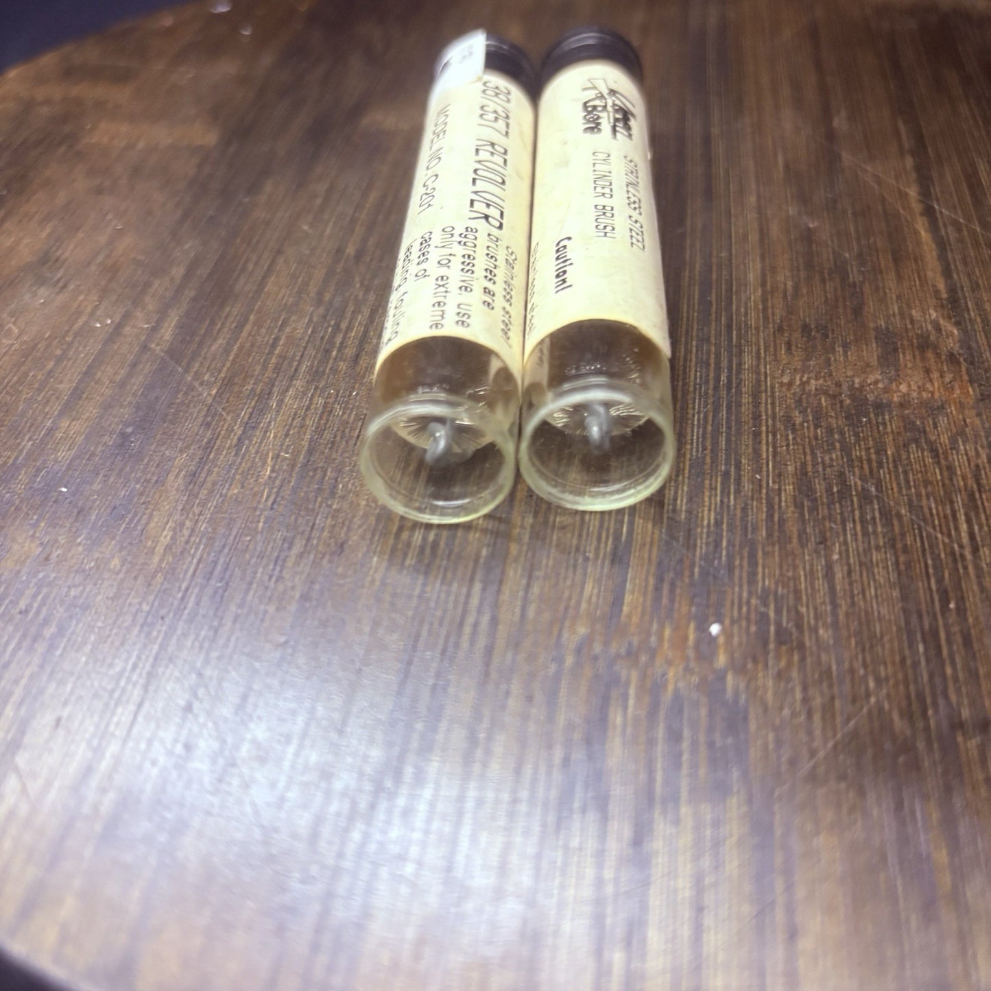 (2 PACK) KleenBore 38/357 Revolver Cylinder Stainless Steel Brushes3