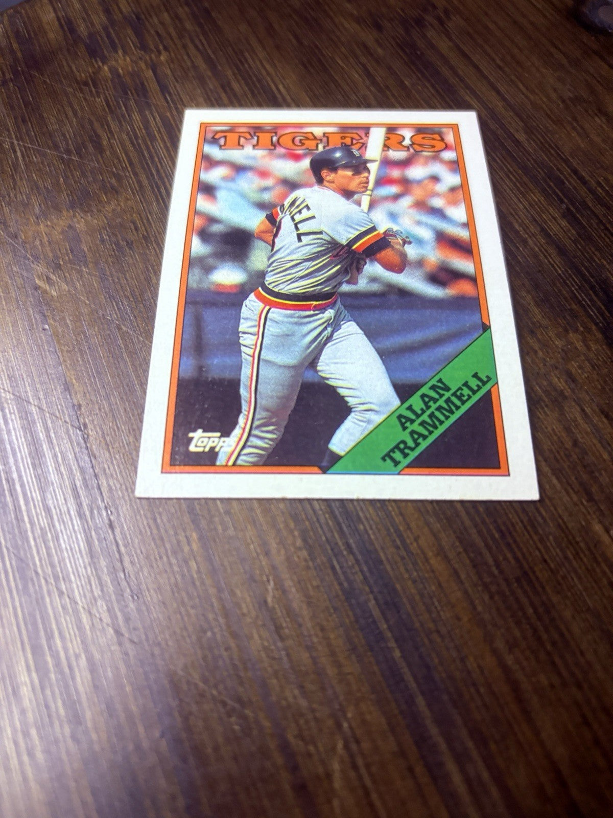1988 Topps Alan Trammell Baseball Card #320 Tigers HOF High Grade See Photos2