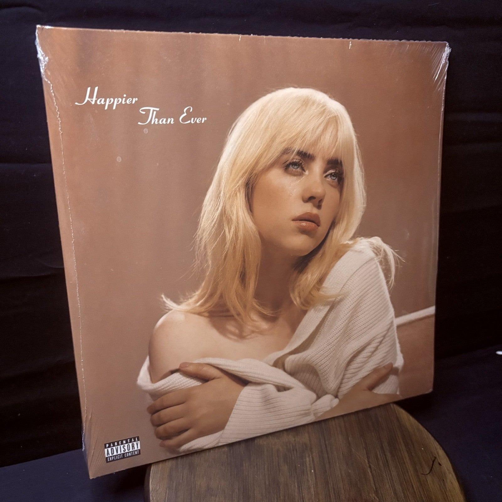Billie Eilish Happier Than Ever Golden Yellow Vinyl 2LP SEALED, Made In France2