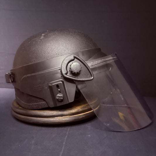Protech 3A Helmet Size Large IIIA Ballistic w/Removable Face Shield0
