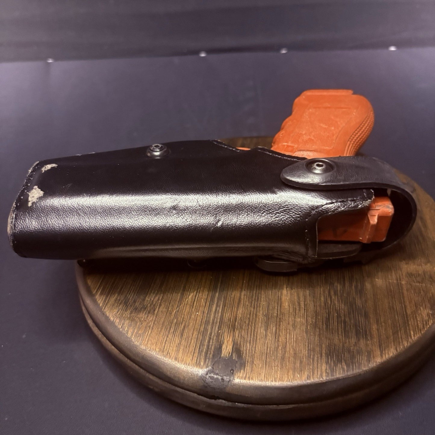 Safariland Glock 20 / 21 Duty Holster RH 6285 Plain Black Leather (No Belt Loop)4