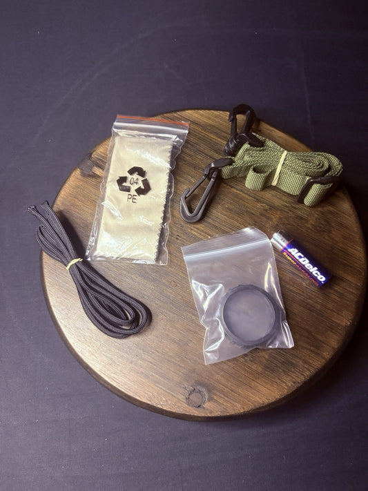 NVG Accessories Bag w/ Strap, Battery, Lens, Cloth0