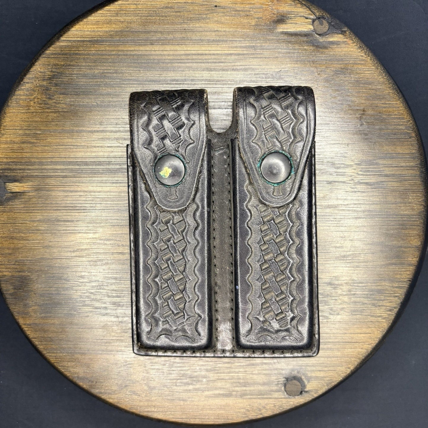 Tex Shoemaker Double Magazine Carrier Leather 3906 4013 P7M8 P225 Single Stack 90