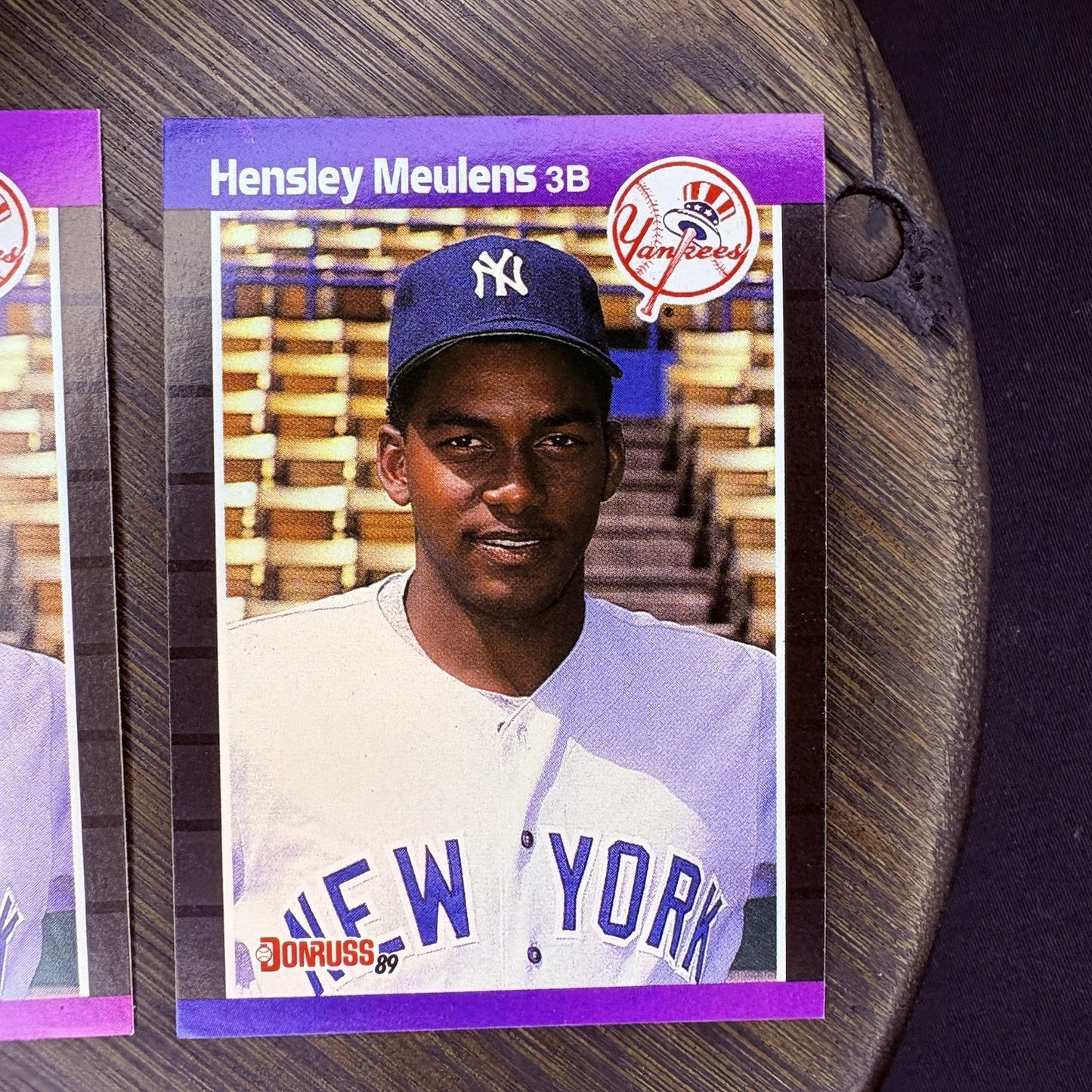 (Lot Of 3) 1989 Donruss #547 Hensley Meulens RC New York Yankees Trading Card4