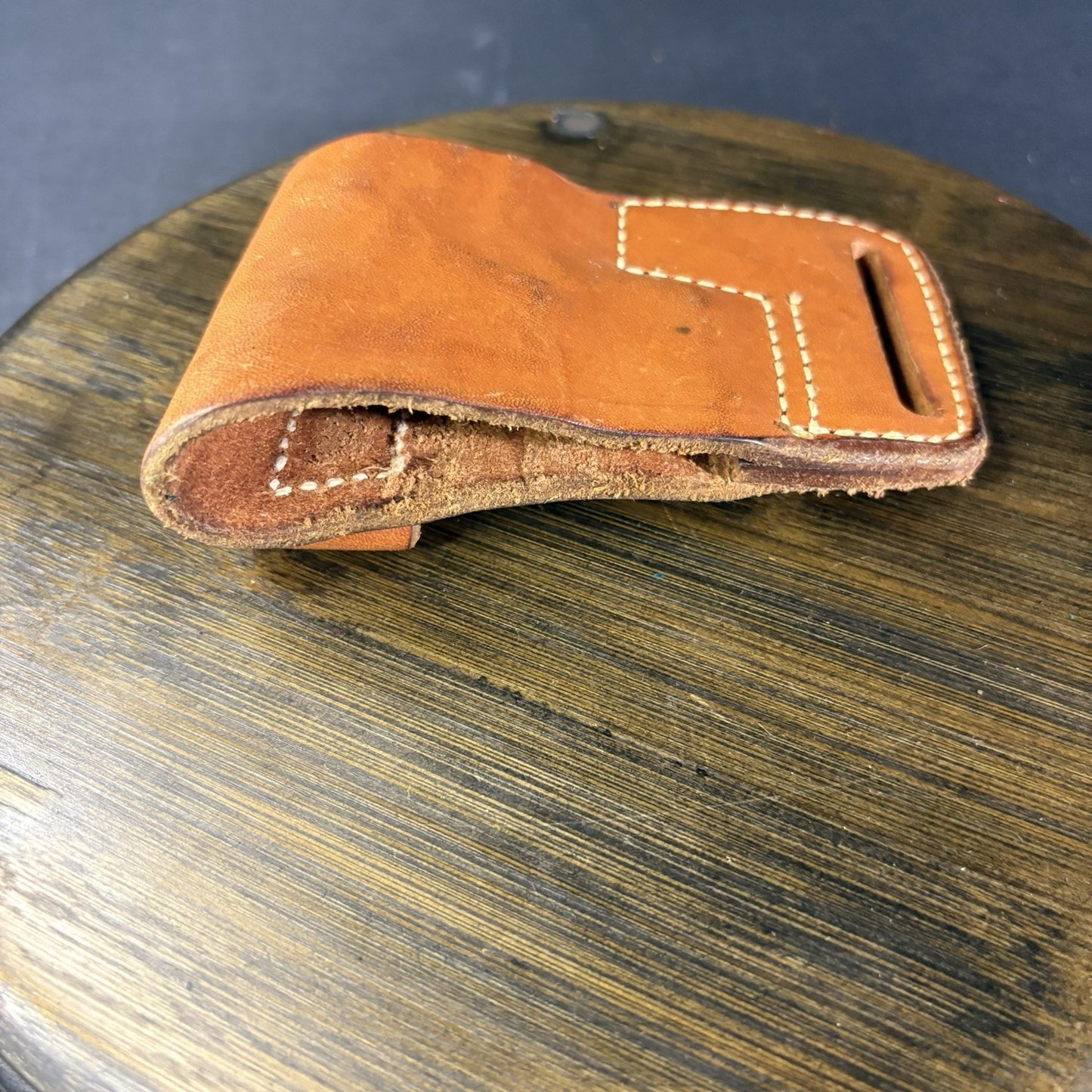 Yaqui 456 Holster For S&W 9mm Davis Leather Company, Firing Grip From Draw!3