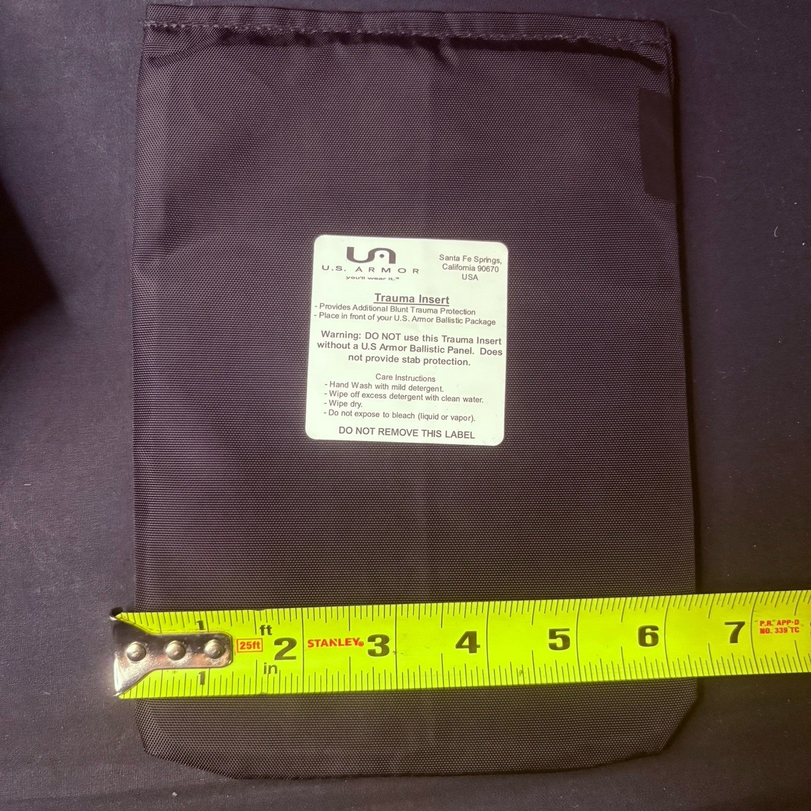 US Armor Level II (2) Bullet Proof Vest ~Size XL~ 2021 w/6x8 Trauma Plate10