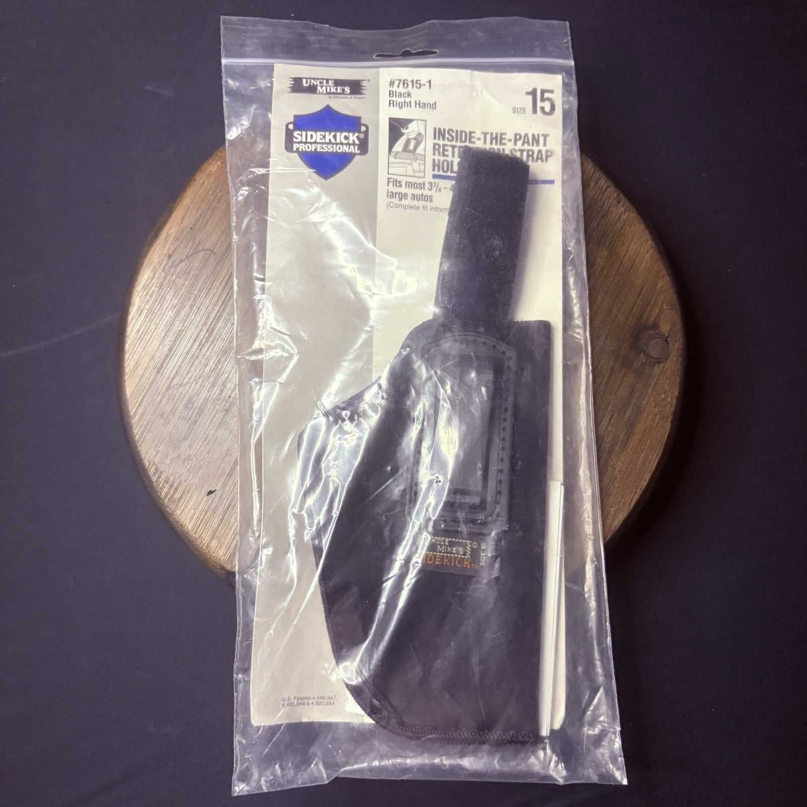 Uncle Mikes IWB Holster RH InsideThePants Size 15  Large Autos 3.75"4.5"6