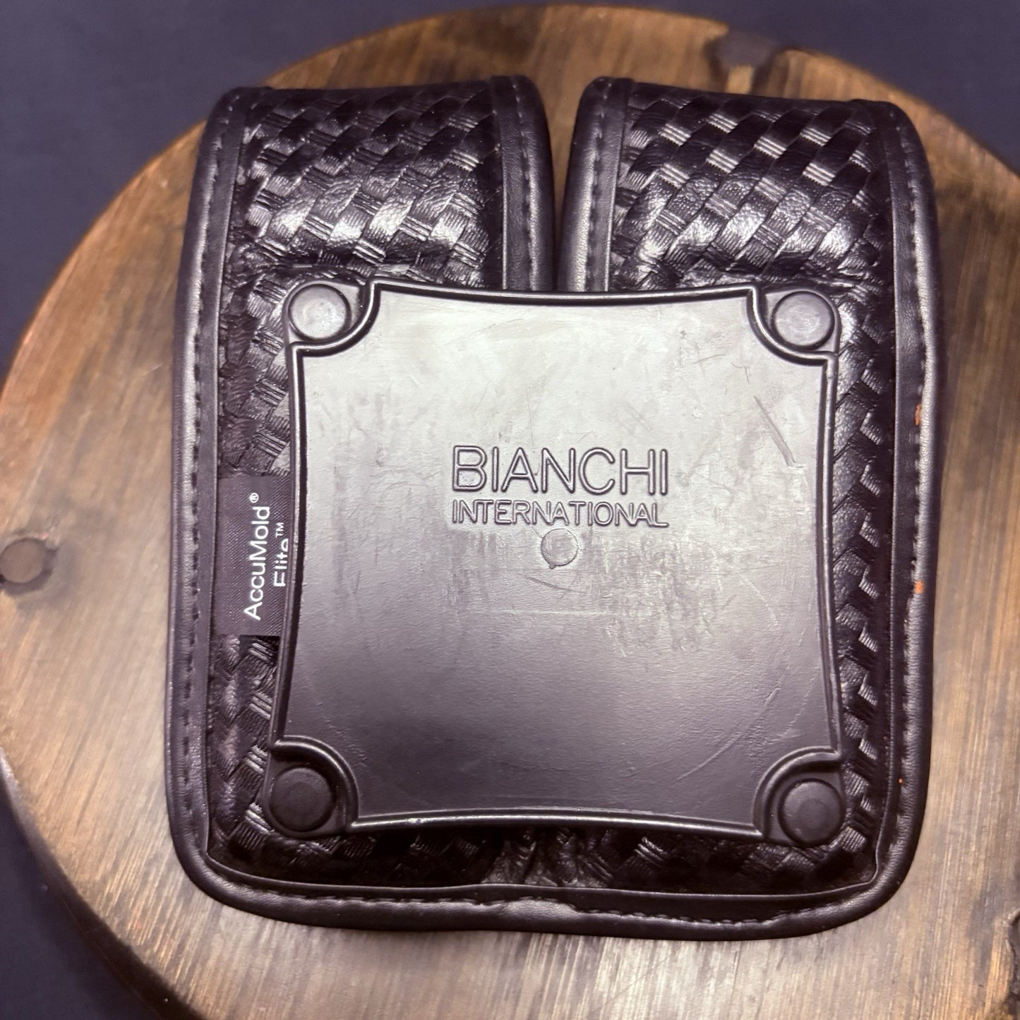 Bianchi 7902 Double Magazine Pouch Size 2 Glock 17 Snap Basket Weave Sig Sauer2