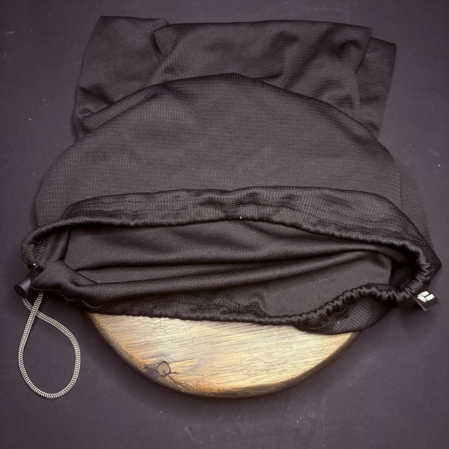 Drawstring Bag Black By Team Wendy 14" X 14"3