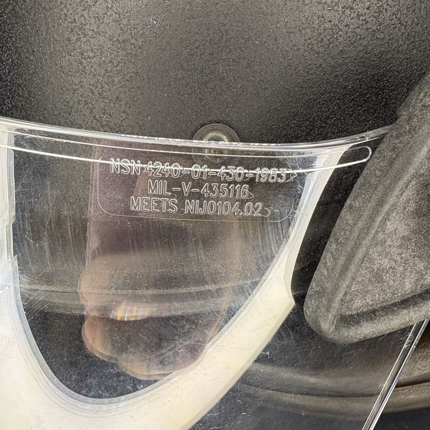 Protech Ballistic 3A(IIIA) Helmet Removable Face Shield Size Medium Bullet Proof12